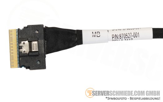 HP SATA Kabel Cable 1x SFF-8654 to 1x SFF-8654 S100i onboard XL170r Blade Gen10 870527-001