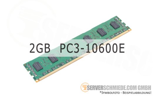 Hynix 2GB 2Rx8 PC3-10600E unbuffered ECC RAM HP 500209-061 HMT125U7BFR8C-H9 T0 AA-C