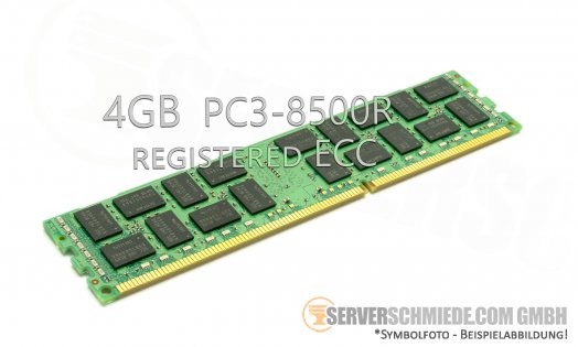 Hynix 4GB 4Rx8 PC3-8500R registered ECC HP 500204-061 HMT151R7BFR8C-G7 D7 AA-C 0952