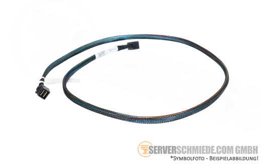 Intel 80cm SAS Kabel 1x SFF-8643 gerade to 1x SFF-8643 winkel R1208WFTYS K67611-001