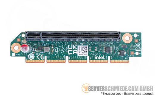 Intel Mitac Riser 2 Card 1x x16 PCIe 5.0 FCP1URISER2 +NEW+