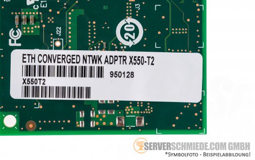 Intel X550-T2 LAN Controller 10 Gigabit Dual Port Converged Ethernet - 2x 10GbE RJ-45 PCIe x8 Kupfer copper OEM