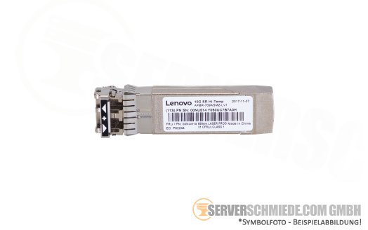 Lenovo 10Gb SFP+ SR LC Transceiver 850nm AFBR-709ASMZ-LV1 00NU514