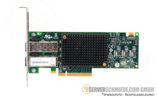 Lenovo Broadcom Emulex 2x 32Gb FC LPe32002-M2 PCIe x8 FibreChannel Controller HBA 00YK539