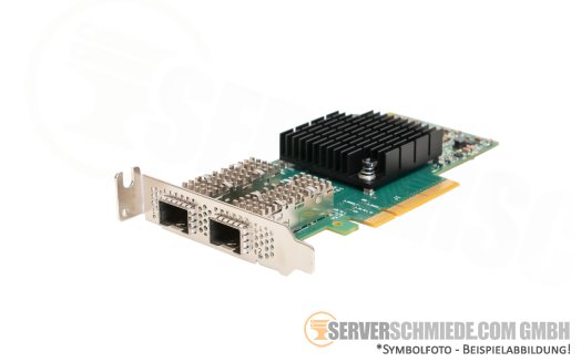 Mellanox 2x 25Gb SFP28 Network ConnectX-4 LX Controller PCIe x8 MCX4121A-ACAT RDMA RoCE nvidia