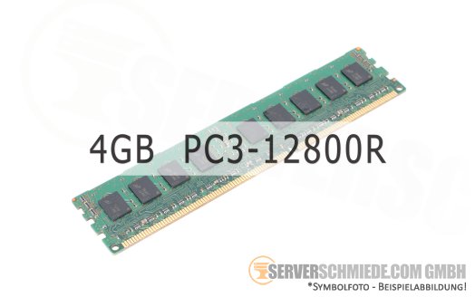 Micron 4GB 1Rx4 PC3L-12800R registered ECC Fujitsu  MT18KSF51272PZ-1G6K2KG 609