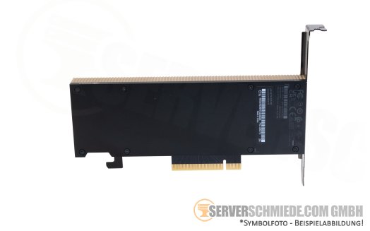 nVidia Tesla A2 16GB Ampere Server VDI KI GPU PCIe x8 4.0 60W 2560 CUDA Fanless