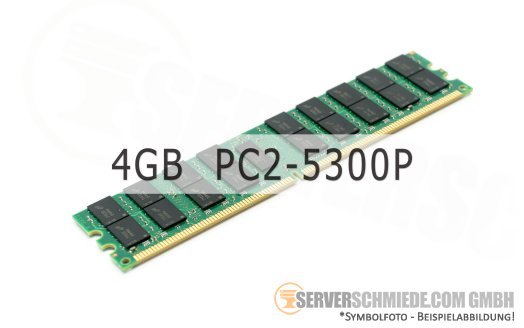 Samsung 4GB 2Rx4 PC2-5300P FB-Dimm Fujitsu CF00371-1901 371-1901-01 KR M393T5160QZA-CE6 1102