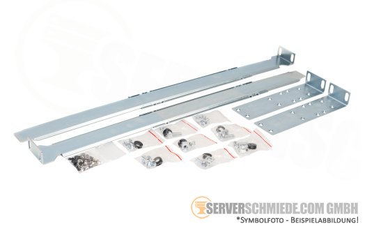 Serverschmiede 19" Rackschienen Rails Static Kit Switch Variante 1