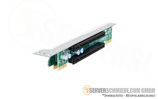 Supermicro 1U Riser with Cage 2x x16 + 1x x8 PCIe 3.0 RSC-R1UW-2E16 RSC-R1UW-E8R