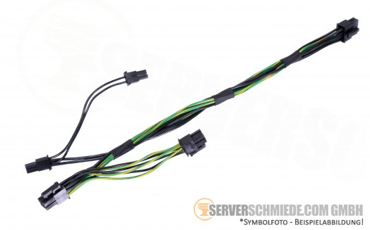 Generic 30cm GPU 8-pin to 2x 6+2-pin graphics Power Kabel Supermicro