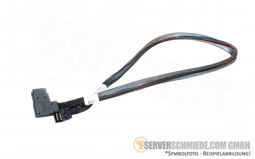 Supermicro  55cm  SAS Kabel 1x SFF-8087 winkel 1x SFF-8643 gerade  CBL-SAST-0657