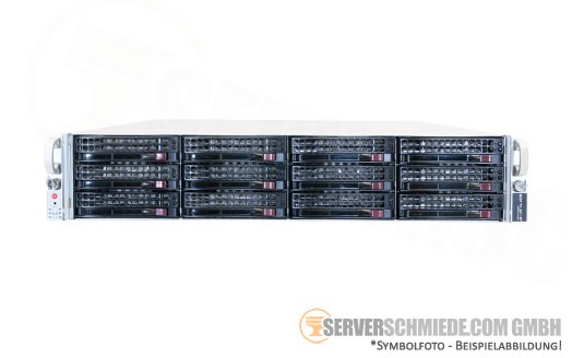 Supermicro CSE-829U X10DRU-X 19" 2U 12x 3,5" LFF 4x NVMe 2x Intel XEON E5-2600 v3 v4 DDR4 ECC Raid 2x 10GbE 2x PSU