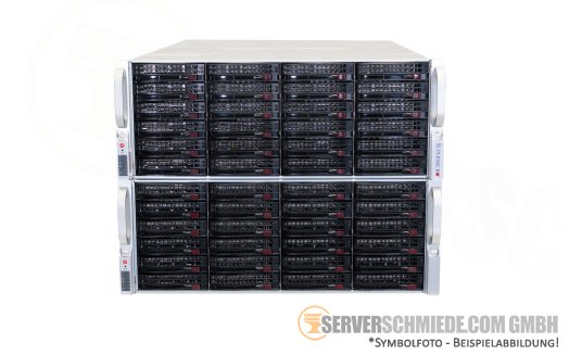 Supermicro CSE-847B X11DPH-T 72-bay 4U Server 36x 3,5" SAS + 36x JBOD Storage + 2x 240 GB SSD 2x Intel XEON Scalable LGA3647 2x 10GbE  2x PSU -TrueNAS-