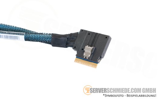 Supermicro Kabel CBL-SAST-1103 Slimline x8 SFF-8654 (LE) auf 2x OCuLink SFF-8611 (x4) 101cm