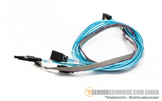 Supermicro SAS SATA Multilane Kabel 70cm 1x SFF-8087 -- 4x SATA CBL-0237L