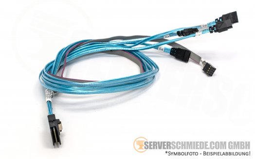 Supermicro SAS SATA Multilane Kabel 70cm 1x SFF-8087 -- 4x SATA CBL-0237L