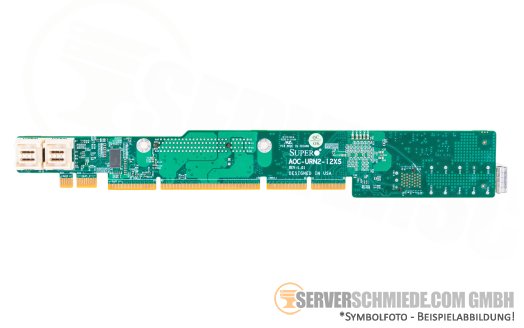 Supermicro Ultra Riser 2x 10GbE SFP+ Intel 82599ES 2x NVMe 1x 8x PCie 3.0 AOC-URN2-i2XS