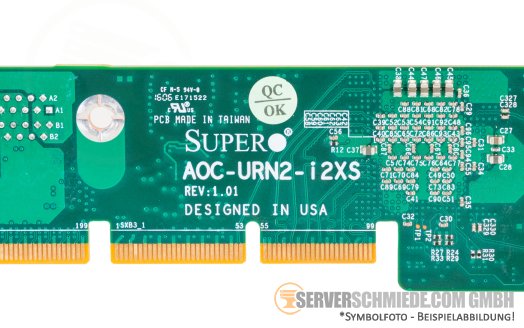 Supermicro Ultra Riser 2x 10GbE SFP+ Intel 82599ES 2x NVMe 1x 8x PCie 3.0 AOC-URN2-i2XS