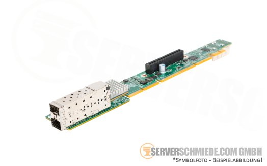 Supermicro Ultra Riser 2x 10GbE SFP+ Intel 82599ES 2x NVMe 1x 8x PCie 3.0 AOC-URN2-i2XS