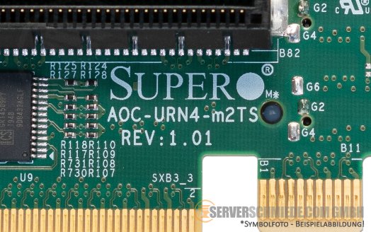 Supermicro Ultra Riser 2x 25GbE SFP28 Mellanox ConnectX-4 LX 1x x16 PCIe 3.0 (internal) 4x NVMe AOC-URN4-m2TS