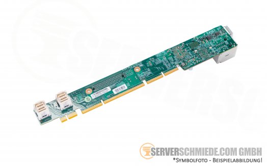 Supermicro Ultra Riser with 2x GbE 2x SFP+ NVMe PCie 8x AOC-URN2-i4GXS